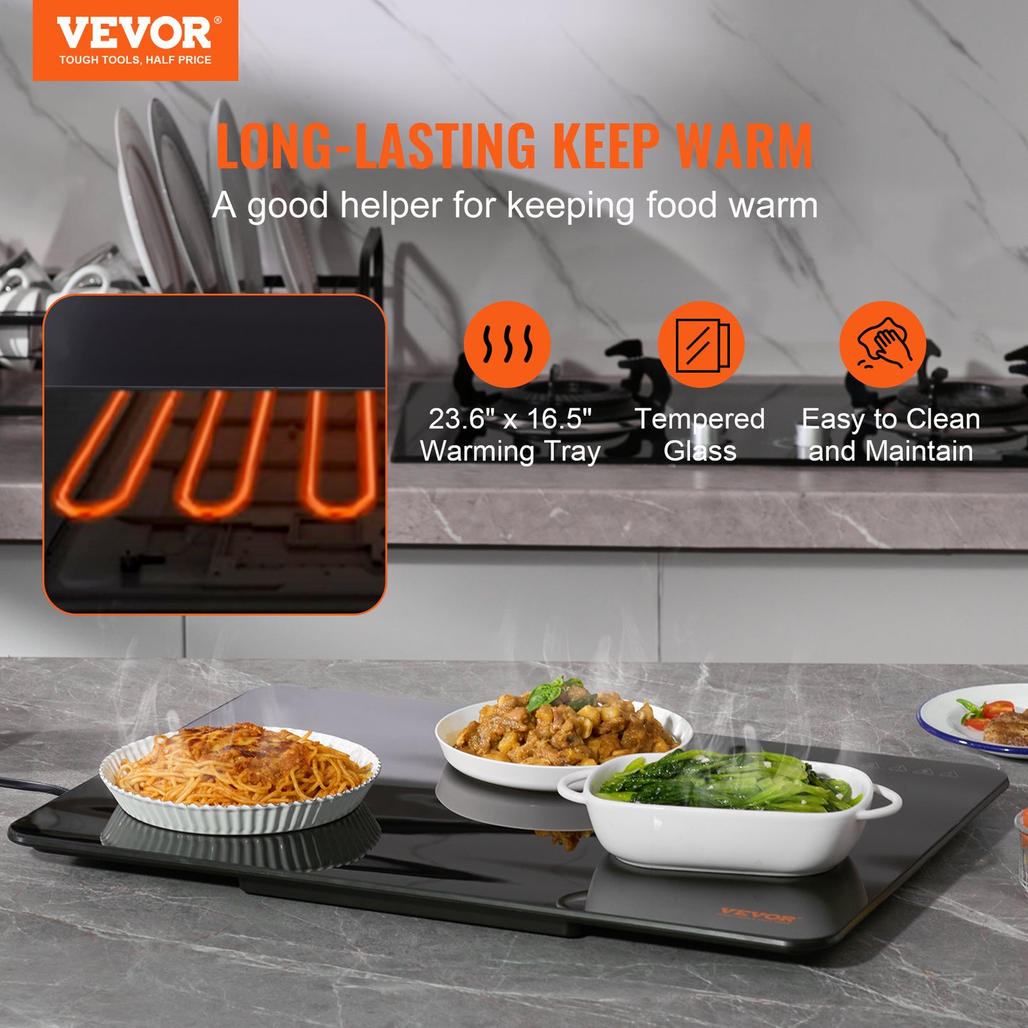 VEVOR electric heating tray