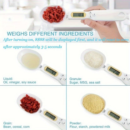 LCD display digital weighing spoon